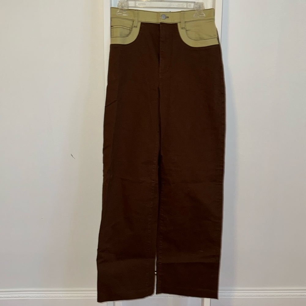 Oak + Fort Fudge Algae 5 Pocket Jeans